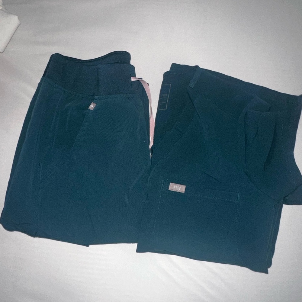 FIGS set XXS top XXS Petite pants